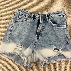 High-Waisted Ripped Jean Shorts from Altar’d State
